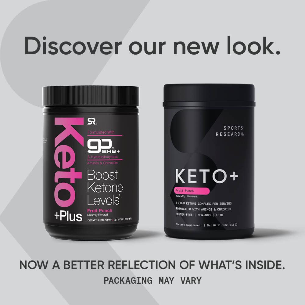 Sports Research Keto Plus Exogenous Ketones with goBHB - 30 Servings | Keto Electrolyte Sports Research Au supplements