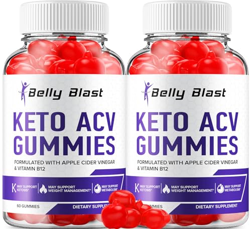 (2 Pack) Belly Blast Keto ACV Gummies - Keto Belly Blast ACV Advanced Formula Belly Blast RillvoUS supplements