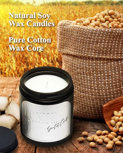 Aromatherapy Candle, Handcrafted with Natural Soy Wax and Essential Oils for Home Scented Dexun Glow Au supplements