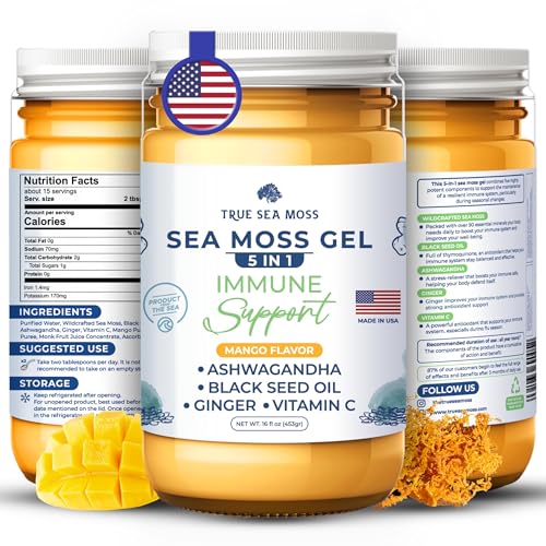 TrueSeaMoss Wildcrafted Irish Sea Moss Gel – Nutritious Raw Seamoss Rich in Minerals TrueSeaMoss Au supplements
