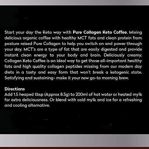 Planet Paleo Pure Collagen Keto Coffee with MCT Powder Planet Paleo Au supplements