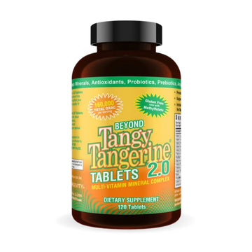 Youngevity Beyond Tangy Tangerine 2.0 Multi-Vitamin & Mineral Complex - Made with Natural & Whole Foods | 160,000 ORAC | 120 Tablets | 1 Bottle Youngevity Au supplements