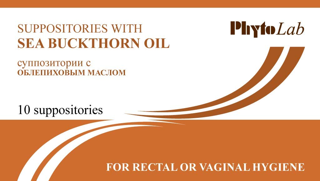 Suppositories with Sea-Buckthorn Oil (10 pcs) Sudopo plk Au supplements