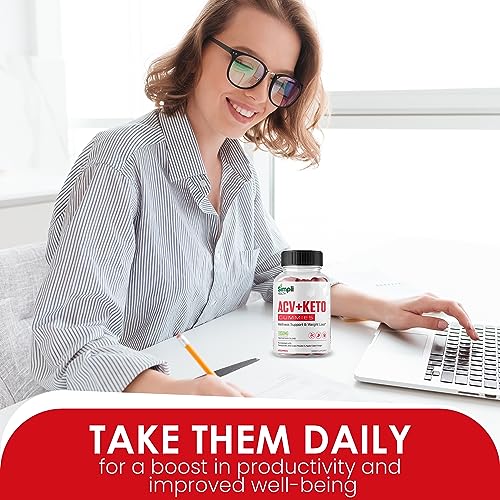 Nutrocell Simpli Health ACV Ketos Gummies Keto Apple Cider Vinegar 1050mg Nutrocell Au supplements