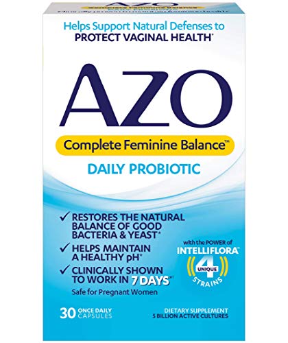 AZO Complete Feminine Balance Daily Probiotics for Women, Clinically Proven to Help Protect Vaginal Health AZO Au supplements