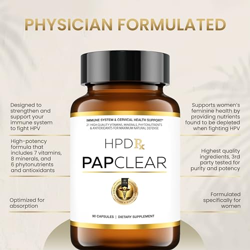 HPD Rx PAPCLEAR Physician Formulated | All Natural HPV Immune Support Supplement HPD Rx Au supplements
