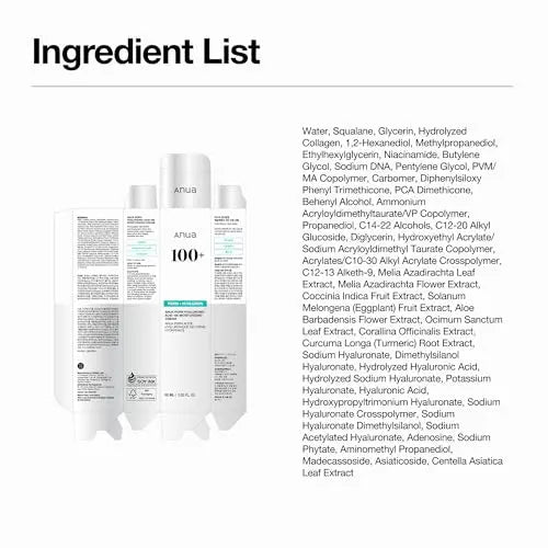 Anua PDRN Hyaluronic Acid 100 Moisturizing Cream, Lightweight, Non-Greasy Hydrating Face Moisturizer with Salmon DNA ANUA AU supplements