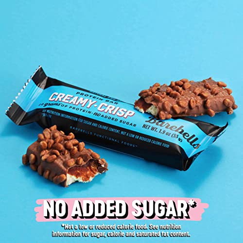 Barebells Protein Snacks Bars Creamy Crisp - 12 Count, 1.9oz Bars 55g of High Protein BAREBELLS Au supplements