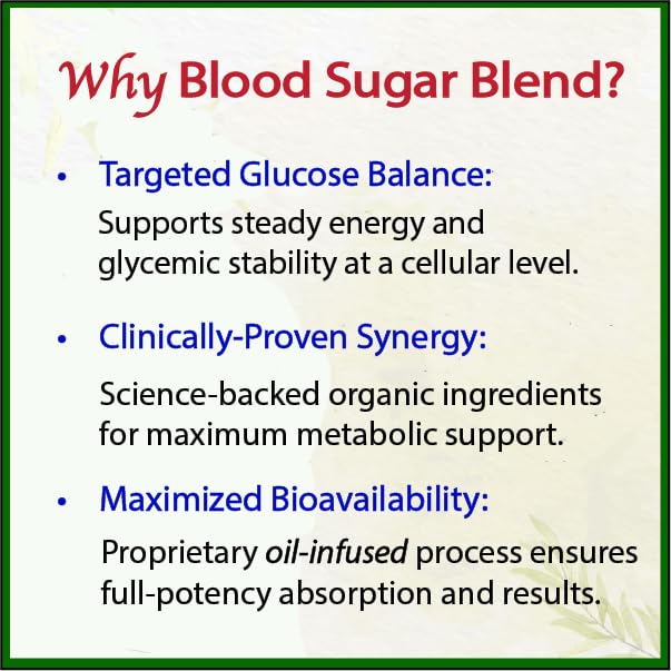 Bodymune USDA Organic Blood Sugar Blend | Supports Healthy Metabolism* | with Bitter Melon, Moringa, Aloe Vera, Nopal, Papaya Extracts & More | 60-Day Supply | Vegan & Non-GMO | USA-Made Bodymune Au supplements