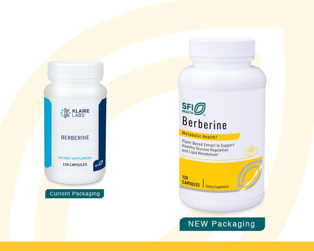 Klaire Labs Berberine HCI 500mg - Berberine Supplement - Gluten-Free, Hypoallergenic Klaire Labs Au supplements