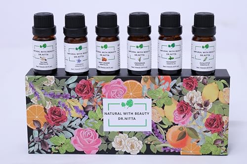Essential Oils Set 100% Pure Natural DR.NITTA Top 6 Oils for Massage,Diffusers,Humidifier DR.NITTA Au supplements
