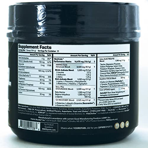 PMD Sports Core Fuel Endurance, Performance & Recovery - BCAAs, EAAs, Beta Alanine PMD Au supplements