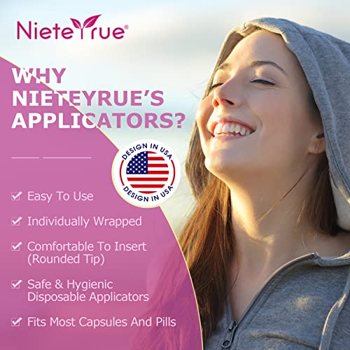 Nieteyrue 20-Packs Suppository Applicators for Women, Disposable, Individually Wrapped Nieteyrue Au supplements
