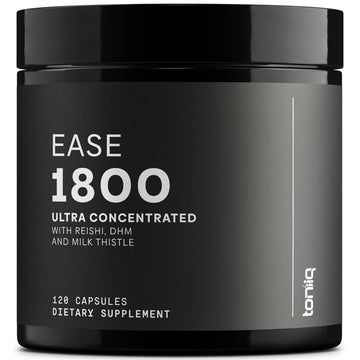 Toniiq Ease with DHM - Full Liver Support for a Night Out - 120 Capsules - 50x Super Concentrated Extract Toniiq Au supplements