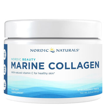 Nordic Naturals Nordic Beauty Marine Collagen Powder, Strawberry - 5.29 Ounces - Collagen Powder Supplement for Healthy Skin, Joints, and Bones, Vitamin C for Antioxidant Support - 30 Servings Nordic Naturals Au supplements