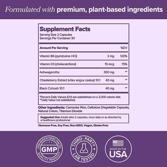 MENO Vitamins for Menopause, 30 Servings (Pack of 3) - Hormone-Free Menopause O Positiv Au supplements