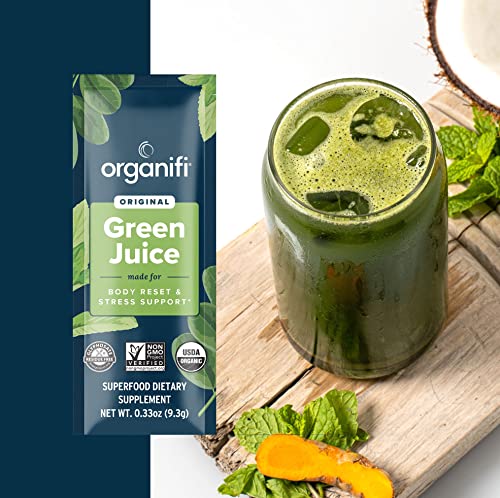 Organifi: GO Packs - Green Juice - Organic Superfood Supplement Powder - 30 Count Organifi Au supplements
