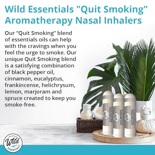Wild Essentials 3 Pack of Quit Smoking Aromatherapy Nasal Inhalers Made mEssentials Au supplements