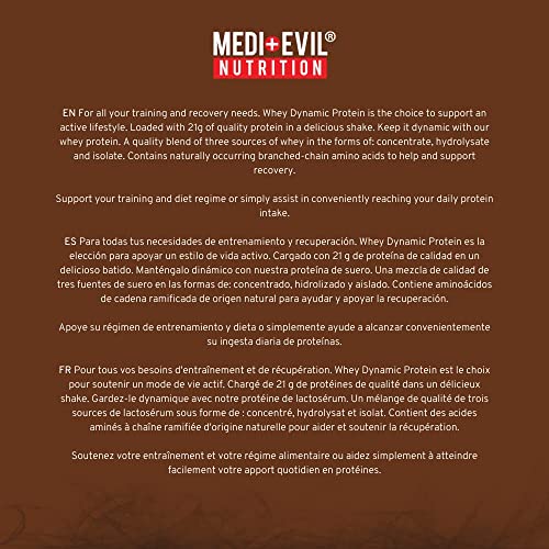 Medi-Evil Nutrition Whey Dynamic Protein, Cookies and Cream Flavour, 2kg, 66 Servings Medi-Evil Nutrition Au supplements