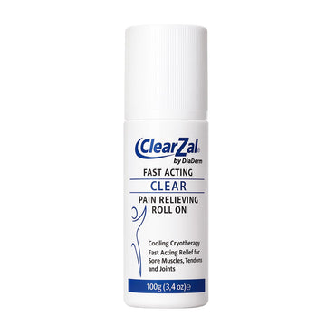 ClearZal Fast Acting Clear Pain Relieving Roll On Cooling Relief of Joint Pain, Muscle Pain, Muscle Soreness, and Swelling from Bruises or Injury - Non-Greasy - Homeopathy, 3.4oz Made in USA Clearzal Au supplements
