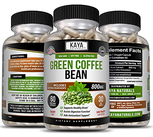 Kaya Naturals Green Coffee Bean 60ct - Weight Management Kaya Naturals Au supplements