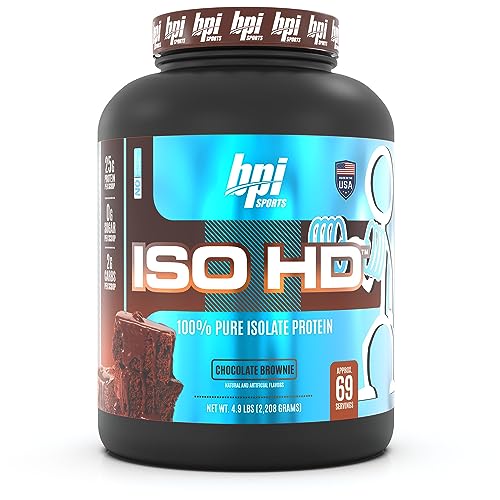 BPI Sports ISO HD Isolate Protein Chocolate Brownie - 69 Servings, 5.4 pounds BPI Sports Au supplements