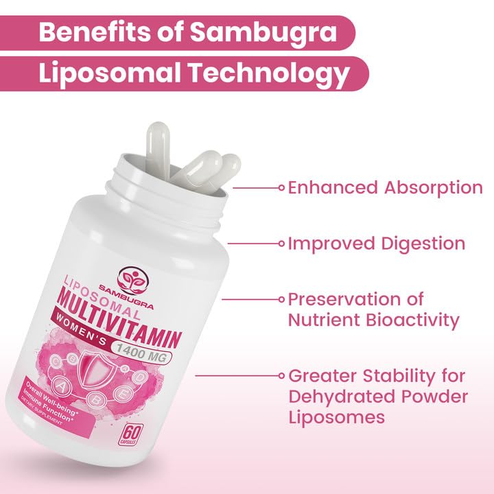 Liposomal Multivitamin for Women 1400MG - Womens Daily Multi Vitamins Supplements Sambugra Au supplements