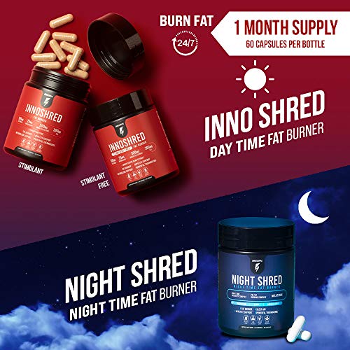 Inno Shred - Day Time Fat Burner | 100mg Capsimax, Grains of Paradise, Organic Caffeine InnoSupps Au supplements