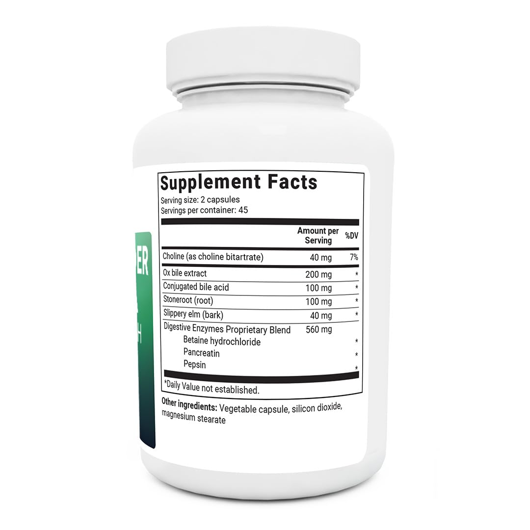 Dr. Berg Gallbladder Formula Extra Strength - Made w/Purified Bile Salts & Ox Bile Digestive Dr. Berg Nutritionals Au supplements