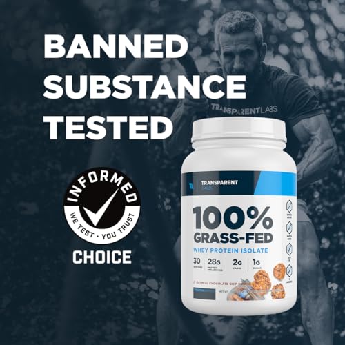 Transparent Labs Grass-Fed Whey Protein Isolate - Naturally Flavored, Gluten Free Transparent Labs Au supplements