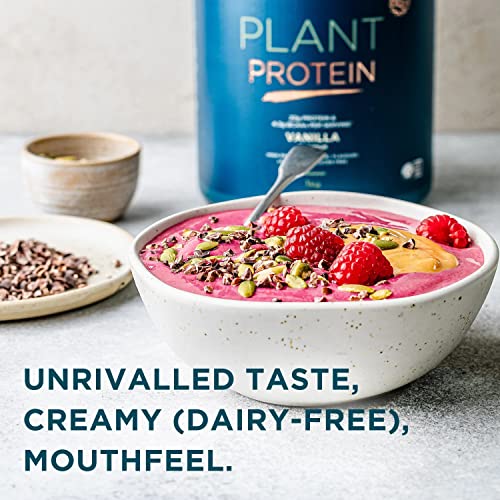 Kinetica Vanilla Flavour Plant Protein 1kg | Blend of Pea and Rice Protein | Vegan Kinetica Au supplements