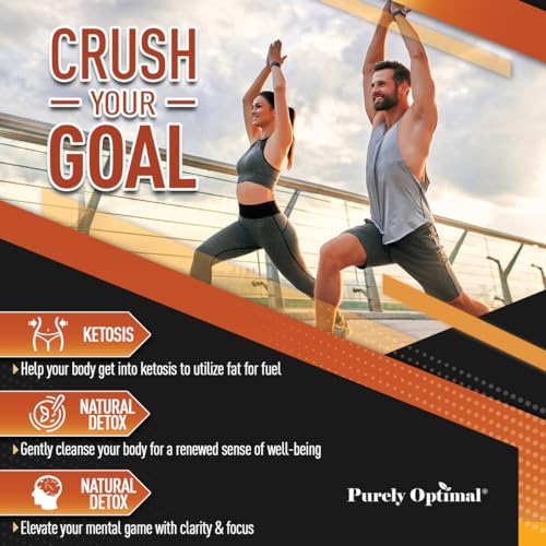 Purely Optimal Keto BHB + Apple Cider Vinegar Capsules with The Mother - Keto Diet Purely Optimal Au supplements