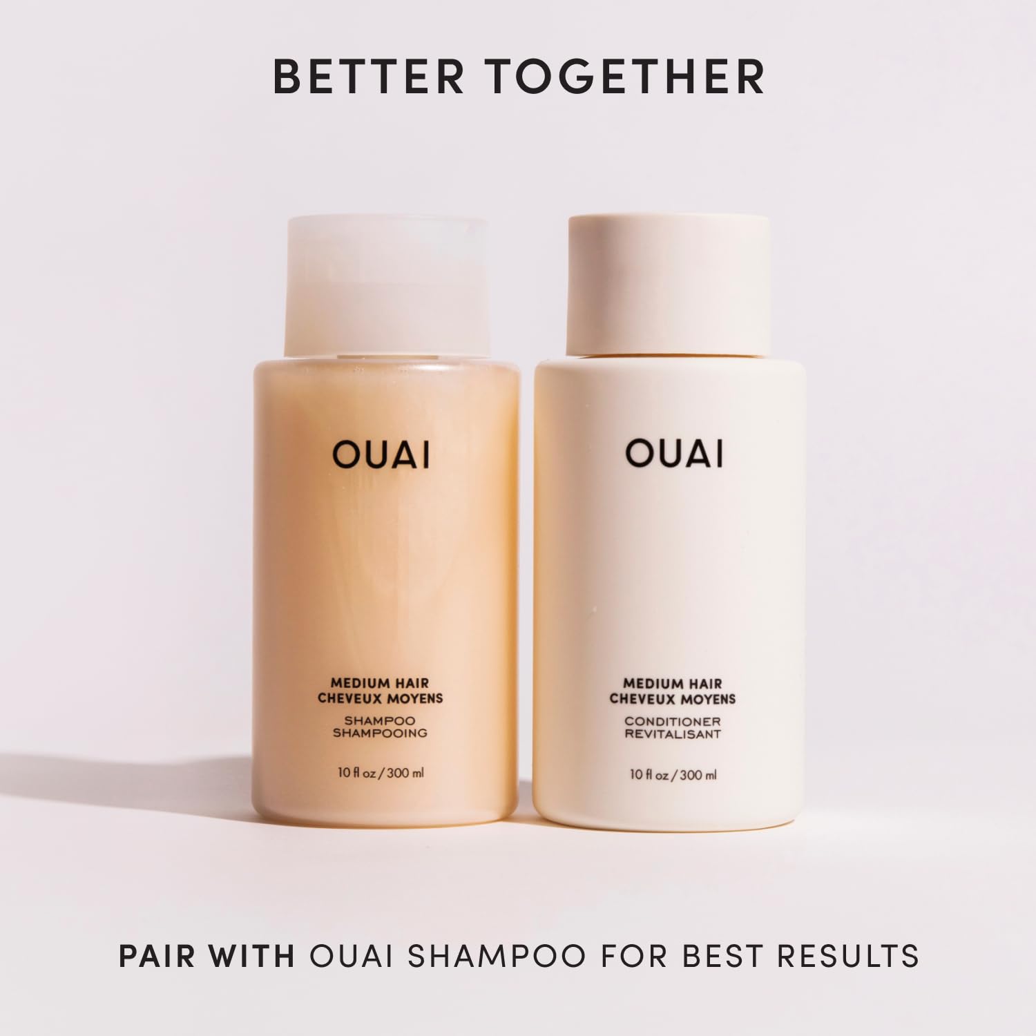 OUAI Medium Conditioner Refill - Hydrating Hair Conditioner with Coconut Oil, Babassu Oil, and Keratin - Strengthens, Repairs and Adds Shine - Paraben and Phthalate Free Hair Care Products (32 Oz) OUAI Au supplements