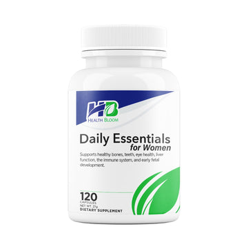 Daily Essentials for Women| 120 Capsules | Health Bloom | Vitamins and Minerals Capsules | Health Bloom Inc. Au supplements