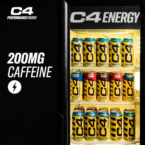 C4 Energy Carbonated Zero Sugar Energy Drink, Pre Workout Drink + Beta Alanine, Midnight Cellucor Au supplements