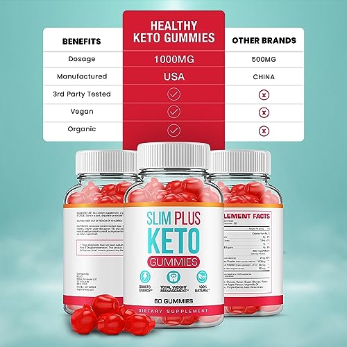 (5 Pack) Slim Plus Keto ACV Gummies - Official - Keto Slim Plus ACV Advanced Weight Loss Rillvo Au supplements