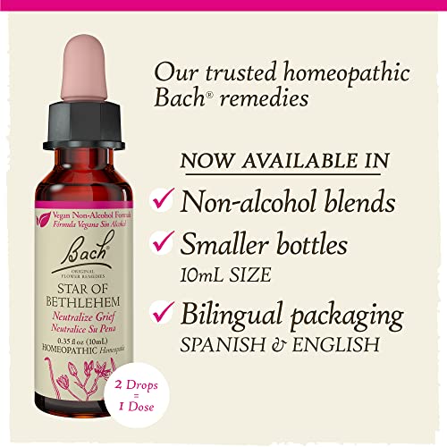 Bach Original Flower Remedies, Star of Bethlehem for Grief and Shock (Non-Alcohol Formula) Bach Au supplements