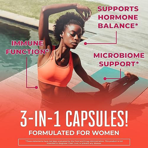 MaryRuth's 3-in-1 Daily Health Probiotics for Women | Clinically Tested | Hormone Support MaryRuth Organics Au supplements