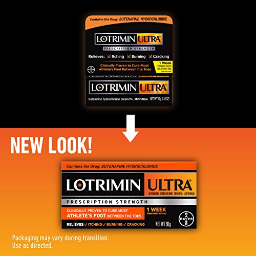 Lotrimin Ultra 1 Week Athlete's Foot Treatment - Antifungal Cream, 30 Gram Lotrimin Au supplements