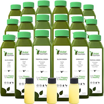 Raw Fountain 7 Day Green Juice Cleanse, All Natural Raw, Vegan Detox, Cold Pressed Raw Fountain Au supplements