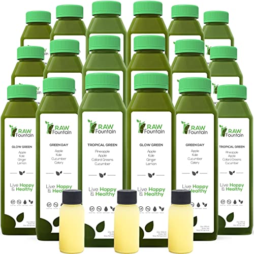 Raw Fountain 7 Day Green Juice Cleanse, All Natural Raw, Vegan Detox, Cold Pressed Raw Fountain Au supplements