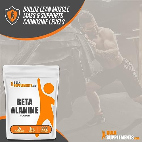 BULKSUPPLEMENTS.COM Beta Alanine Powder - Beta Alanine Pre Workout, Beta Alanine BULKSUPPLEMENTS.COM Au supplements
