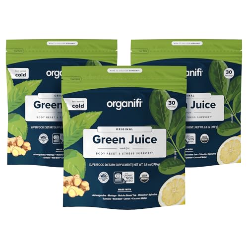Organifi Green Juice - Organic Superfood Powder - 90-Day Supply - Organic Vegan Greens Organifi Au supplements