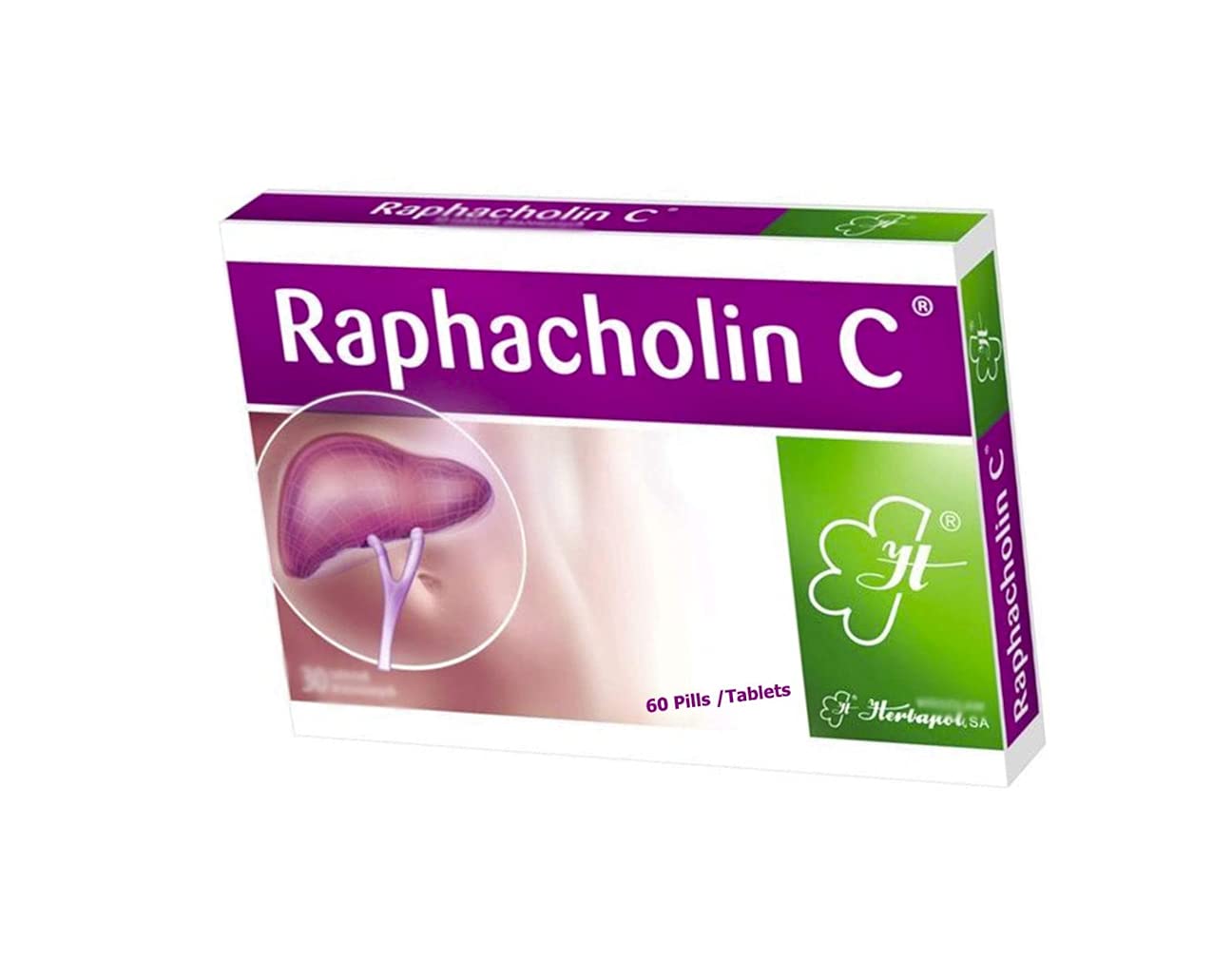 Polpharma RAPHACHOLIN C N30 x 2 Pills/Tablets (Total 60) - Made in Poland & Language Polpharma Au supplements