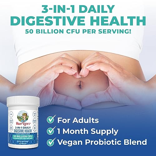 Mary Ruth's 3 in 1 Digestive Health Probiotic, 30 CT MaryRuth Organics Au supplements