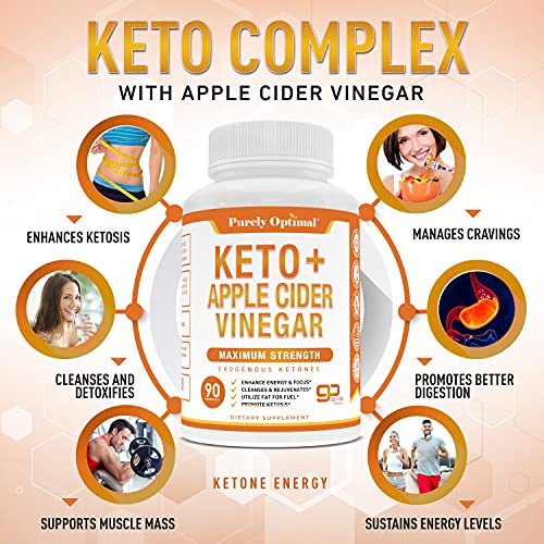 Premium Keto Pills + Apple Cider Vinegar Capsules with Mother - Utilize Fat Purely Optimal Au supplements