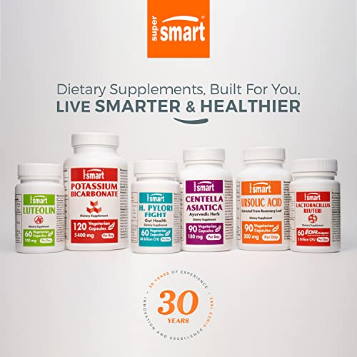 Supersmart - EDTA 1000mg per Day - Calcium Disodium EDTA Supplement | Non-GMO Supersmart Au supplements