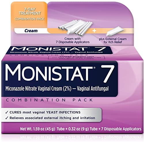 MONISTAT 7-Dose Treatment For Women, 7 Disposable Applicators & External Itch Cream, (Pack of 1) Monistat Au supplements