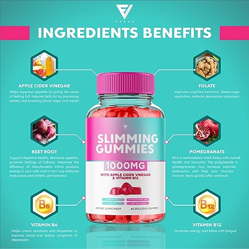 (3 Pack) Slimming Gummies It Works Slimming Gummies for Weight Loss with Apple Cider Fyvus Au supplements