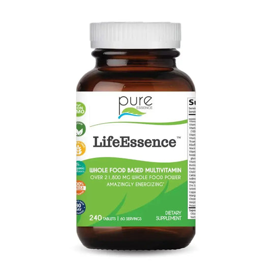 PURE ESSENCE LABS LifeEssence Multivitamin for Women and Men - Natural Herbal Supplement - Vitamin D, Vitamin D3, Vitamin B12 PURE ESSENCE LABSAU supplements